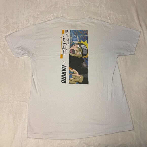 Naruto Shippuden Primitive Skateboarding T-Shirt White Men's Large Uzumaki - Picture 9 of 11